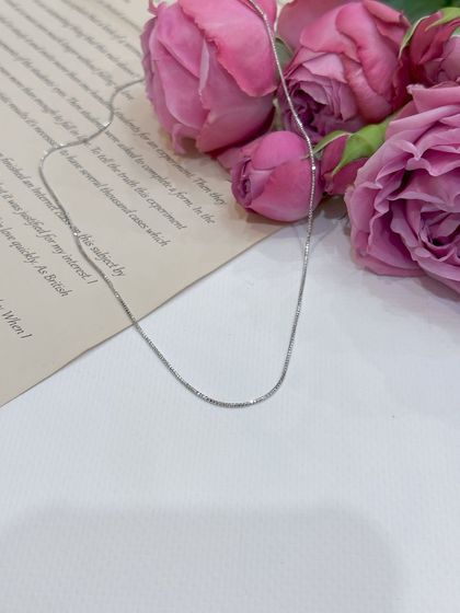 Срібний ланцюжок без каменів