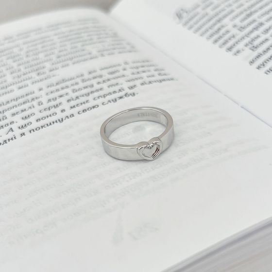 Silver Ring with Fianites