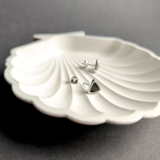 Silver Earrings with Fianites