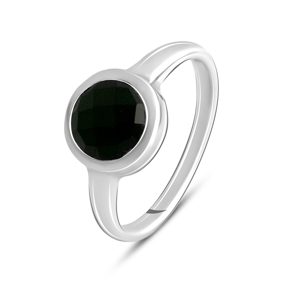 Серебряное кольцо с ониксом 1.767ct