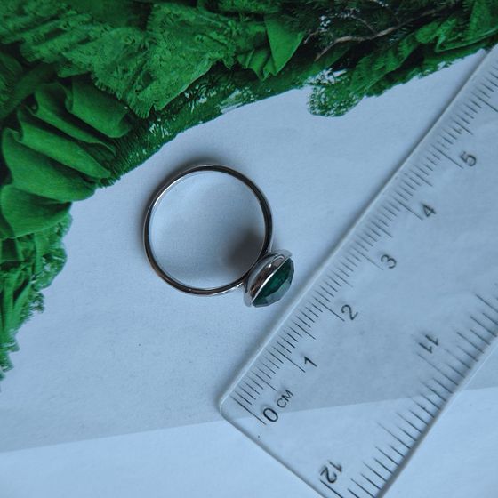 Silver Ring with Fianites