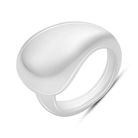 Silver ring without stones