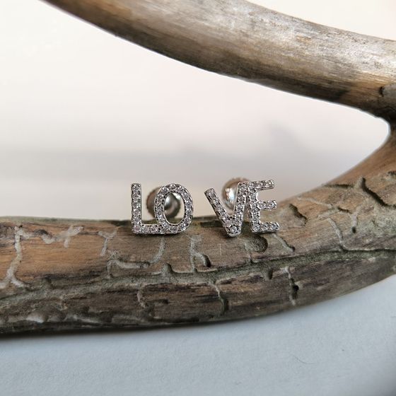 Срібні сережки з фіанітами