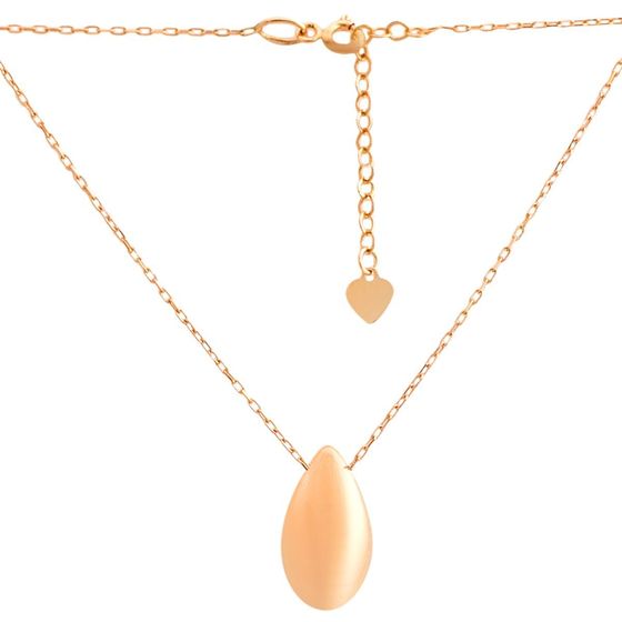 Silver necklace without stones