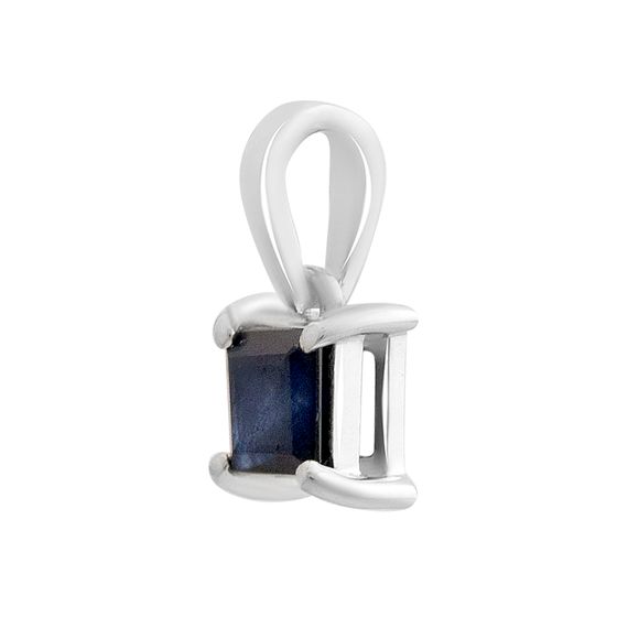 Серебряная подвеска с сапфиром 1.785ct