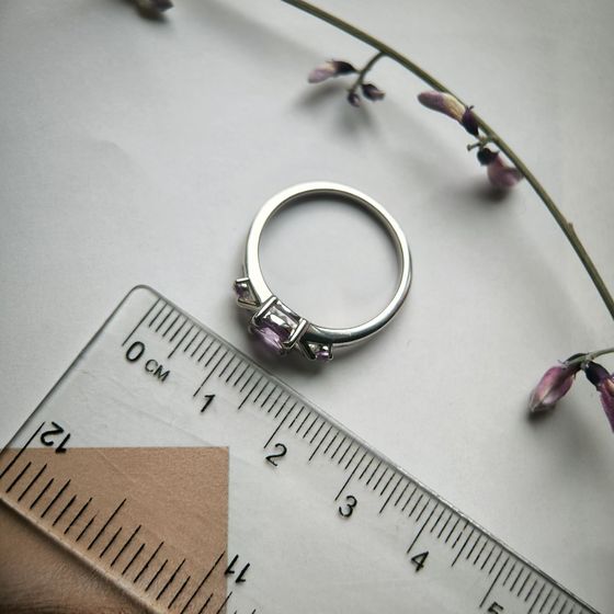 Серебряное кольцо с александритом 1.25ct