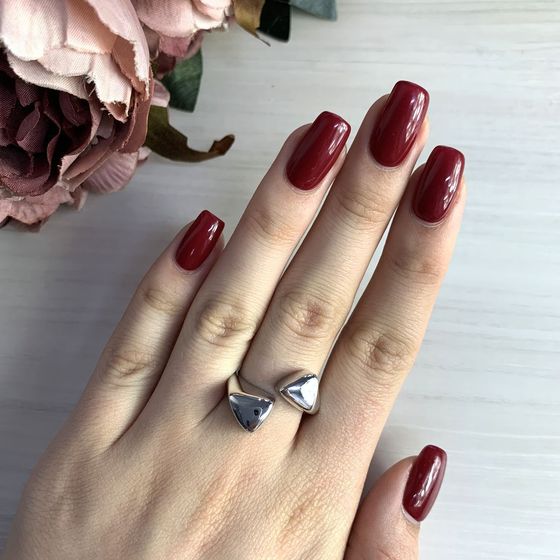 Серебряное кольцо без камней