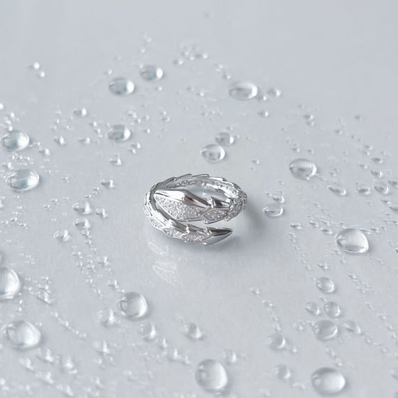 Silver Ring with Fianites