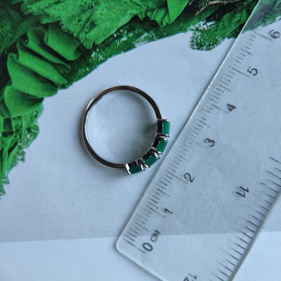 Серебряное кольцо с агатом 1.25ct
