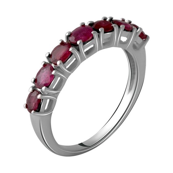 Серебряное кольцо с рубином 1.6ct