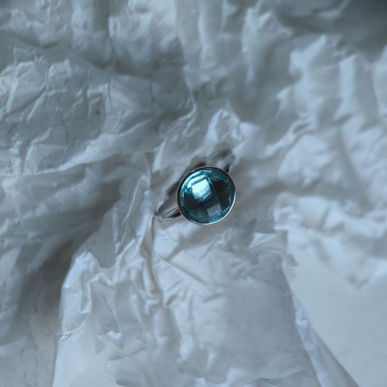 Silver Ring with Fianites