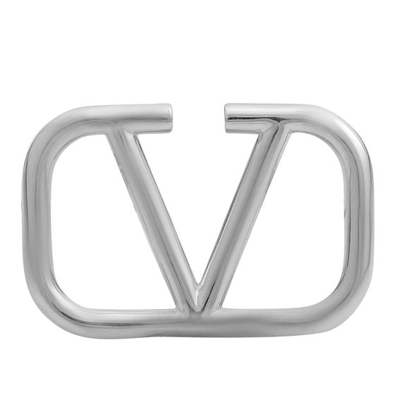 Silver brooch without stones