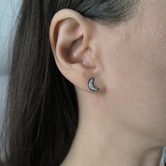 Срібні сережки з фіанітами