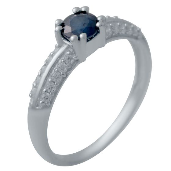 Серебряное кольцо с сапфиром 0.733ct