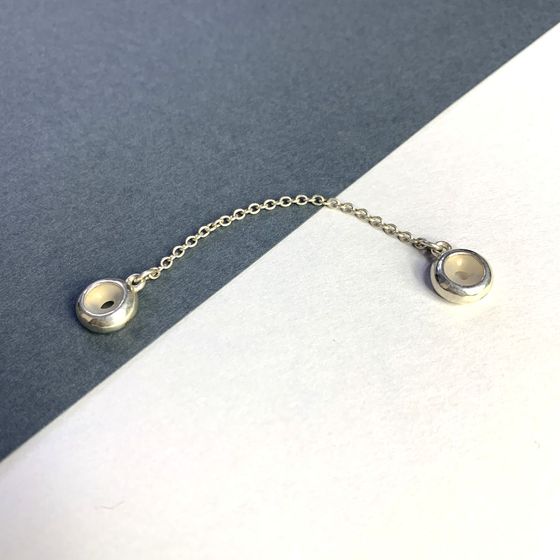 Срібний шарм без каменів