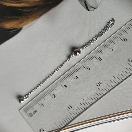 Silver ring without stones