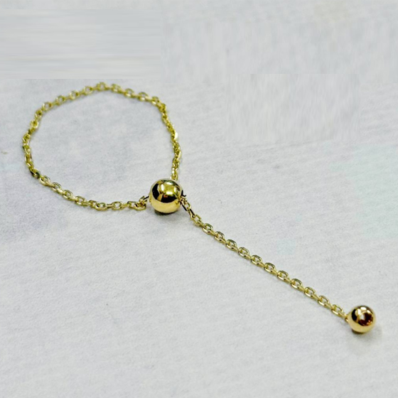 A gold ring without stones