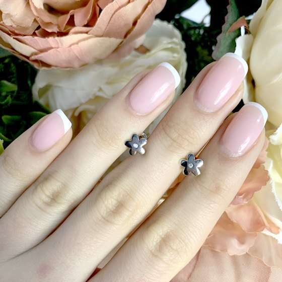 Срібні сережки з фіанітами