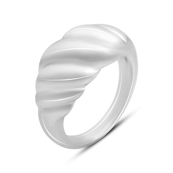 Срібна каблучка без каменів