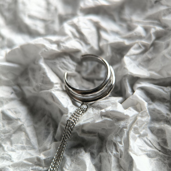 Silver Earrings with Pearls
