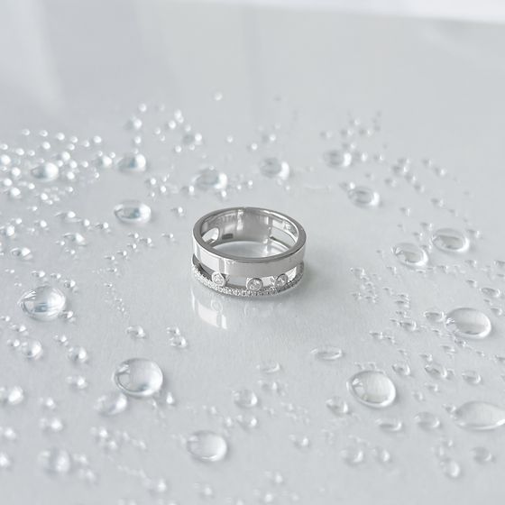 Silver Ring with Fianites