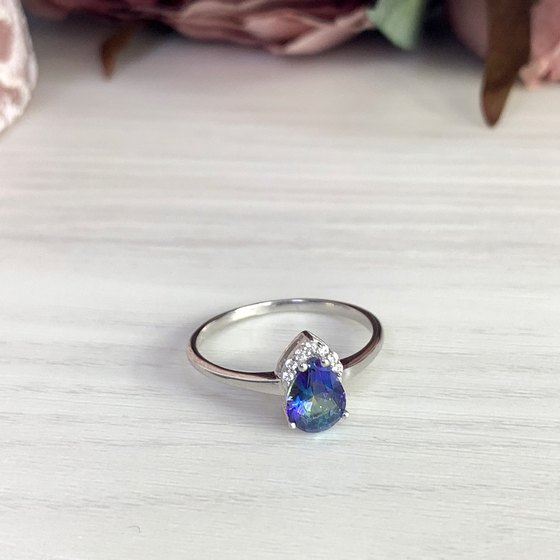 Срібні сережки з котячим оком