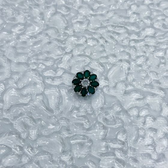 Серебряная брошка с агатом 4.06ct