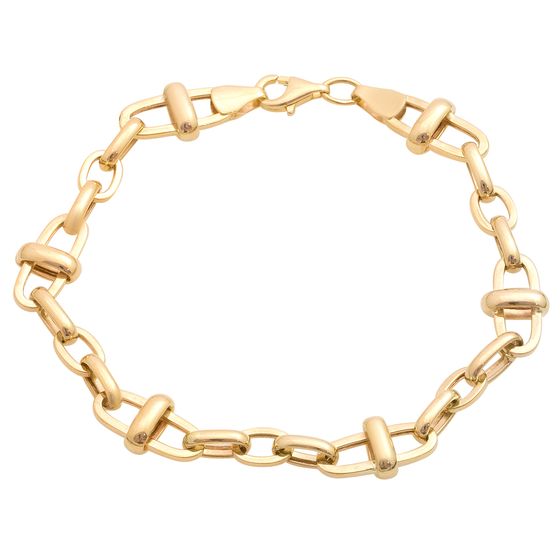 Gold bracelet without stones