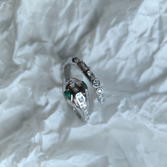 Silver Ring with Fianites