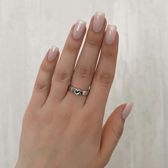 Silver Ring with Fianites