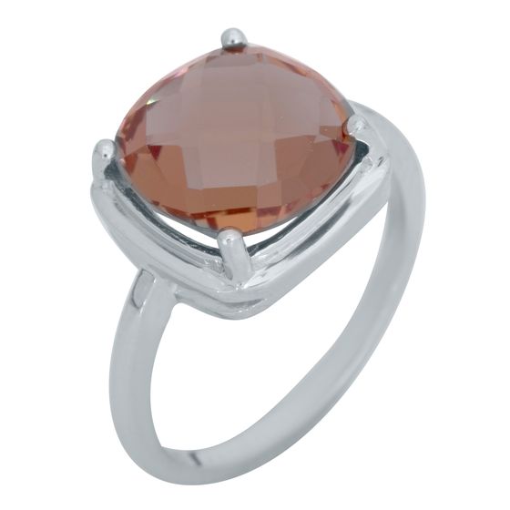 Silver ring with sultanite