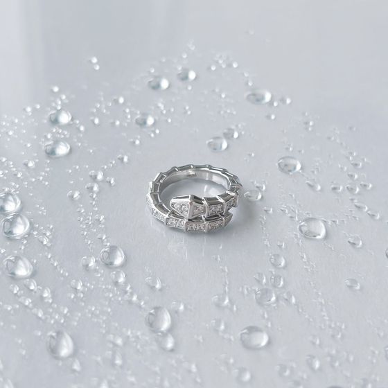 Silver Ring with Fianites