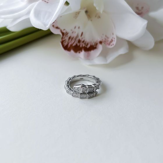 Silver Ring with Fianites