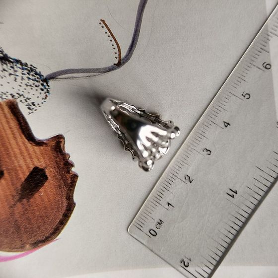 Silver Ring with Fianites