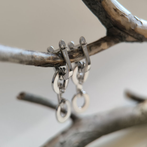 Срібні сережки без каменів