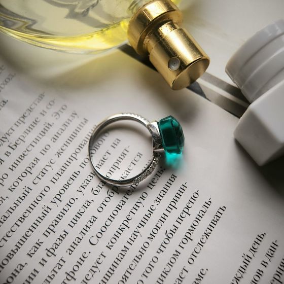 Серебряное кольцо с фианитами