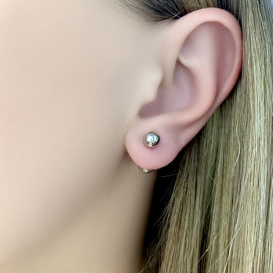 Срібні сережки без каменів