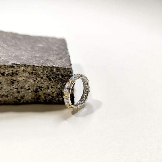 Silver Ring with Fianites