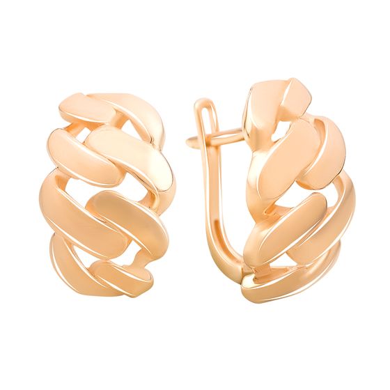 Silver earrings without stones