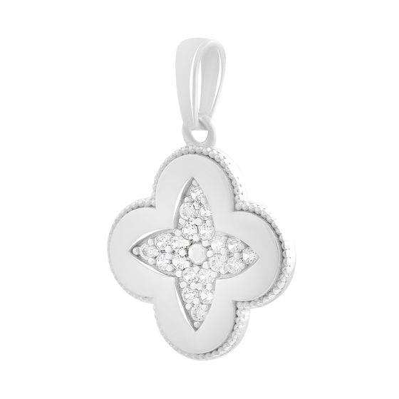 Золота підвіска з фіанітами 0.17ct