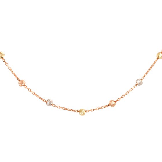 Золотое колье без камней