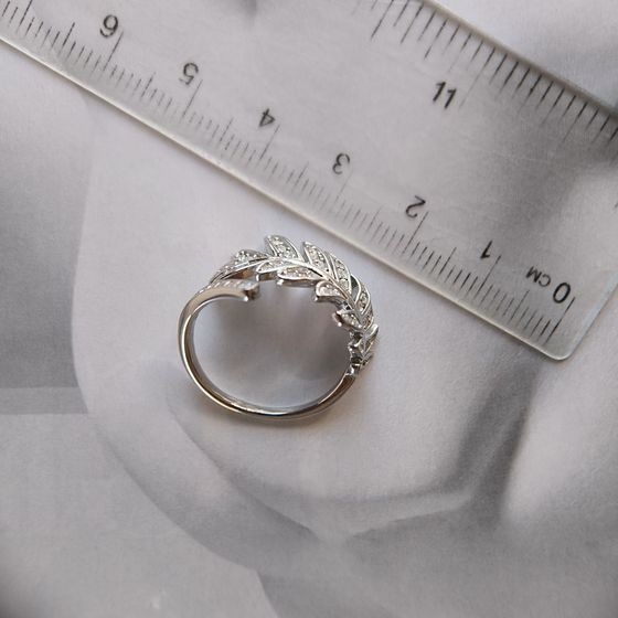 Silver Ring with Fianites