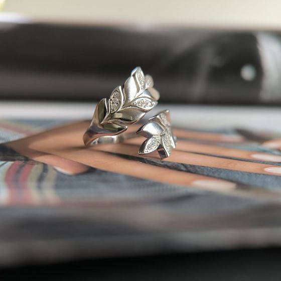 Silver Ring with Fianites