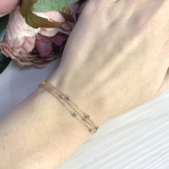 Золотий браслет без каменів