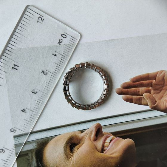 Silver Ring with Fianites