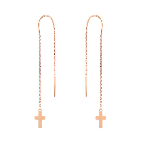 Золоті сережки без каменів