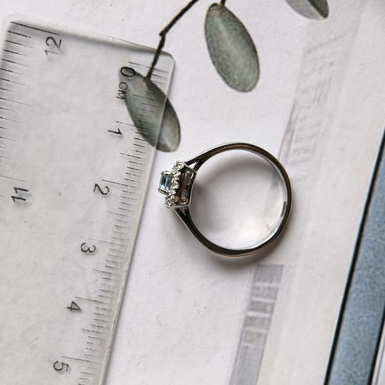 Срібна каблучка з містик топазом 0.358ct