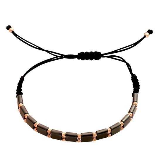 %ВидПокрытияПадеже2% серебряный браслет с гематитом