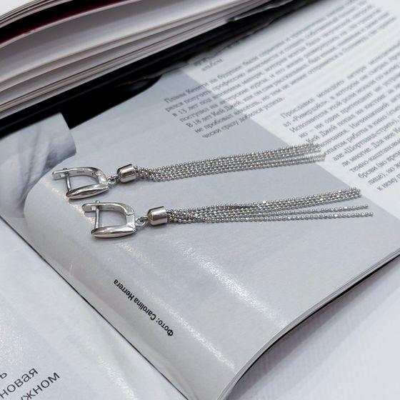 Срібні сережки без каменів