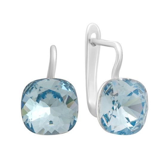 Silver Earrings with Fianites